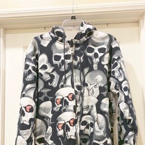 Famous Stars and Stripes Skulls Hoodie